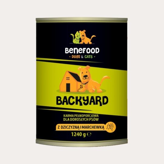 BACKYARD <br> z dziczyzną i marchewką 1240g