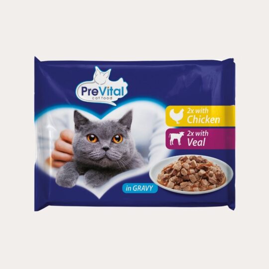 PreVital 4-PACK Kurczak - Cielęcina