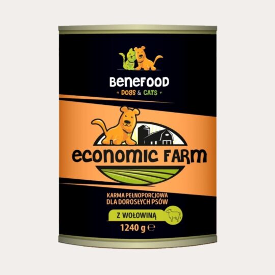 ECONOMIC FARM <br> z wołowiną 1240g