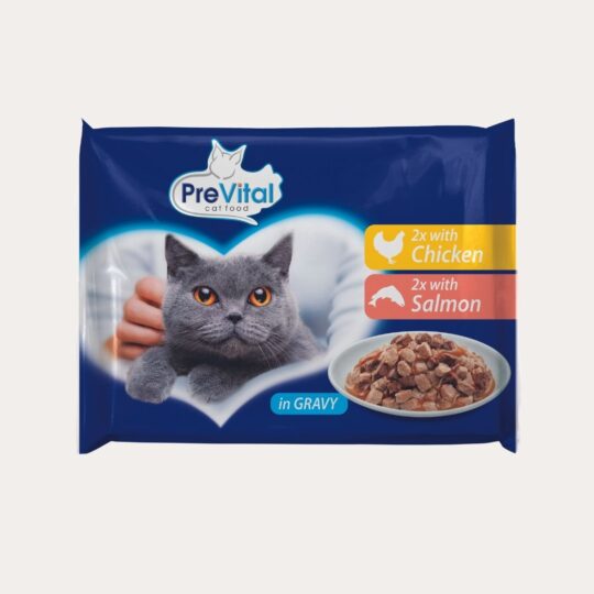 PreVital 4-PACK Kurczak - Łosoś