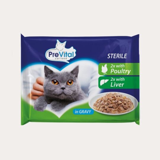 PreVital STERILE 4-PACK Wątróbka - Drób