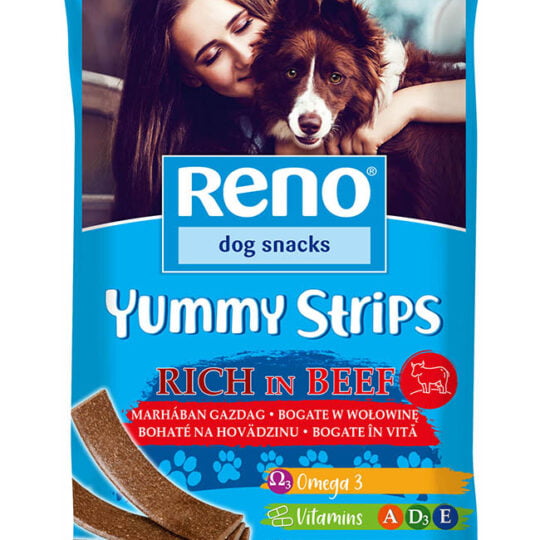 RENO YUMMY STRIPS Wołowina 120g