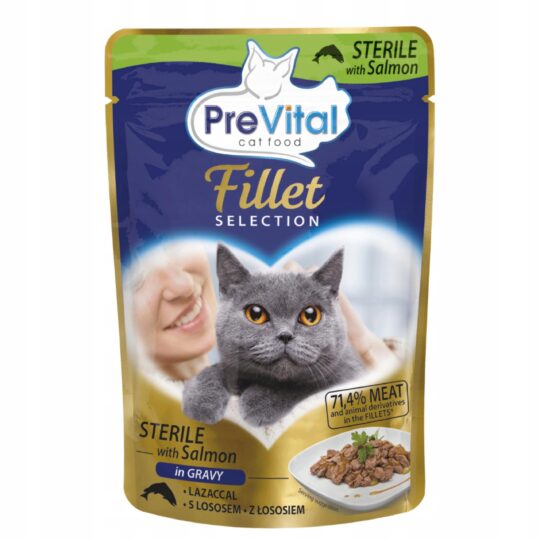 PreVital Fillet Łosoś 85g